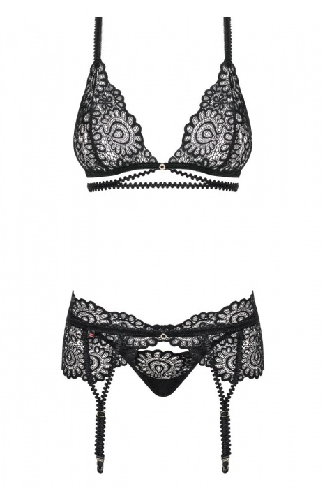 Обольстительный комплект белья Mixty с поясом для чулок - Obsessive купить с доставкой