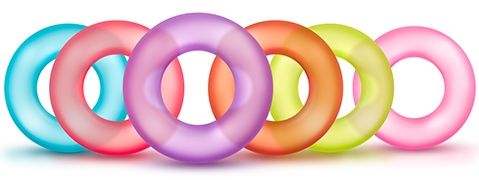 Набор из 6 эрекционных колец King of the Ring - Blush Novelties - в Ростове-на-Дону купить с доставкой