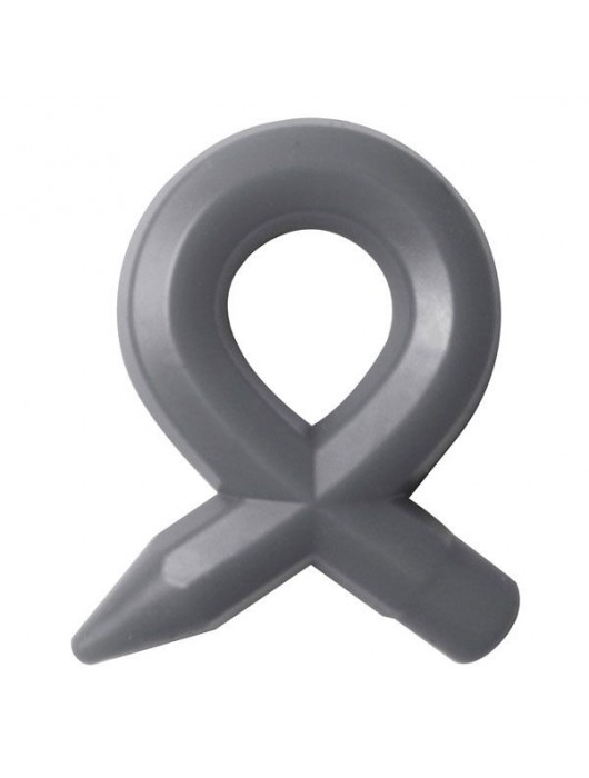 Серое силиконовое эрекционное кольцо RINGS LIQUID SILICONE - Dream Toys - в Ростове-на-Дону купить с доставкой