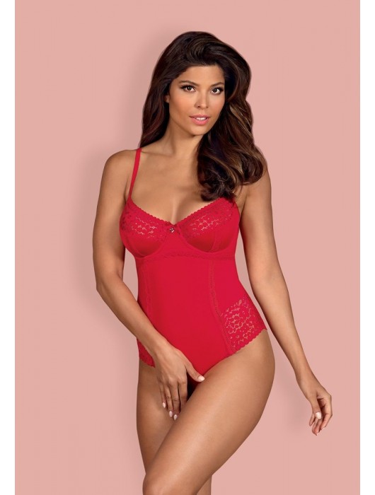 Пикантное кружевное боди Jolierose - Obsessive купить с доставкой