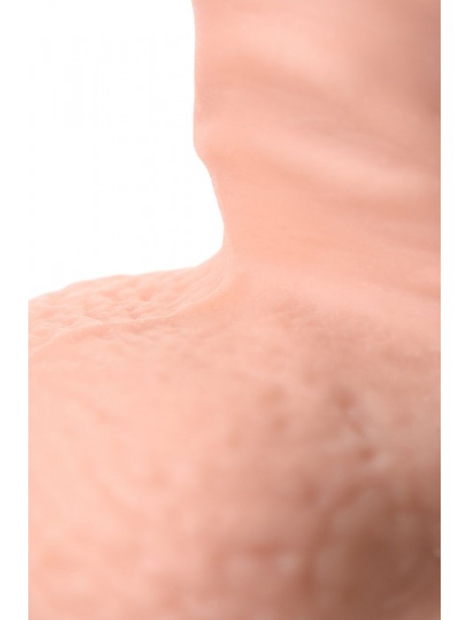 Телесный реалистичный мультискоростной вибратор - 20,5 см. - A-toys