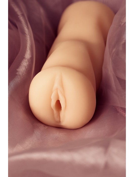 Телесный мастурбатор-вагина из реалистичного на ощупь материала - Toyfa Basic - в Ростове-на-Дону купить с доставкой