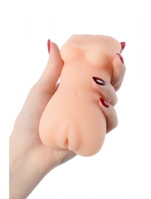 Телесный мастурбатор в виде женской фигурки - Toyfa Basic - в Ростове-на-Дону купить с доставкой