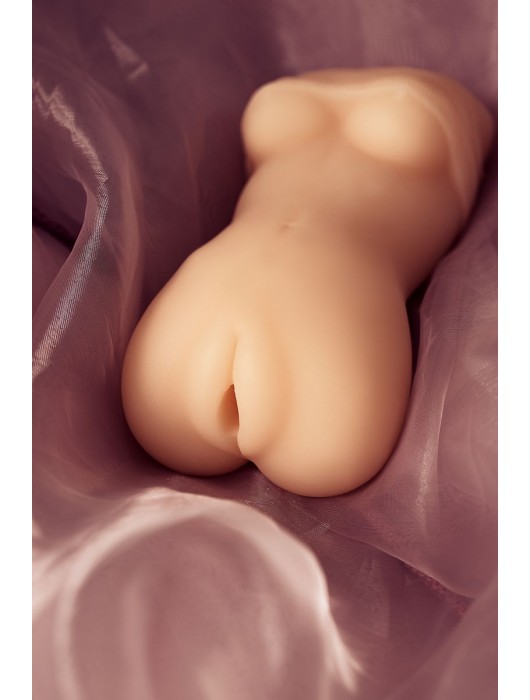 Телесный мастурбатор в виде женской фигурки - Toyfa Basic - в Ростове-на-Дону купить с доставкой