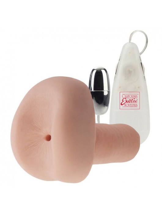 Мягкая реалистичная попка с вибрацией The Blonde Starlet - California Exotic Novelties - в Ростове-на-Дону купить с доставкой