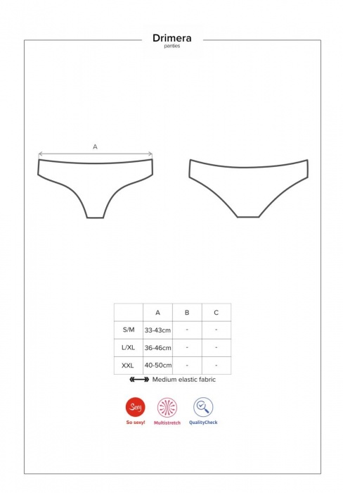 Очаровательные кружевные трусики Drimera - Obsessive купить с доставкой