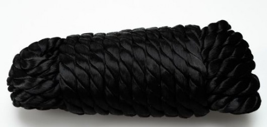 Черная нейлоновая веревка для связывания - 5,5 м. - Джага-Джага - купить с доставкой в Ростове-на-Дону