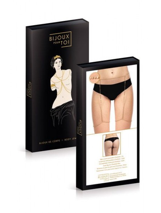 Золотистые гартеры BIJOUX P-JARRETELLES OR - Bijoux Pour Toi купить с доставкой