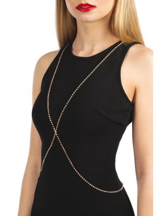 Золотистые цепочки на тело BIJOUX DE CORPS ELENA OR - Bijoux Pour Toi купить с доставкой