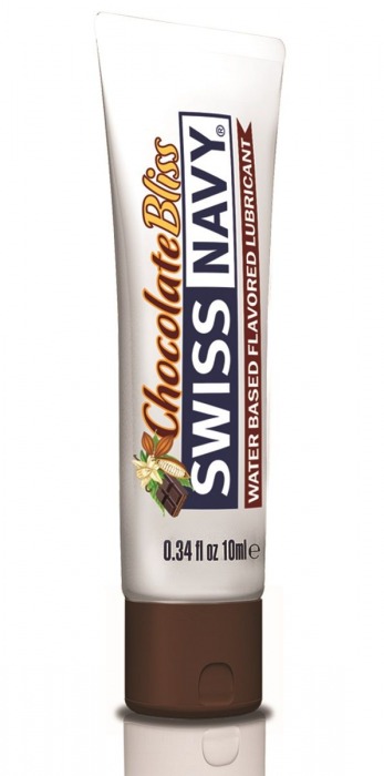 Лубрикант с ароматом шоколада Swiss Navy Chocolate Bliss Lube - 10 мл. - Swiss navy - купить с доставкой в Ростове-на-Дону