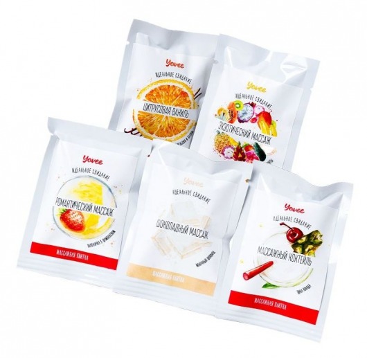 Набор из 5 плиток для массажа  Идеальное свидание - ToyFa - купить с доставкой в Ростове-на-Дону