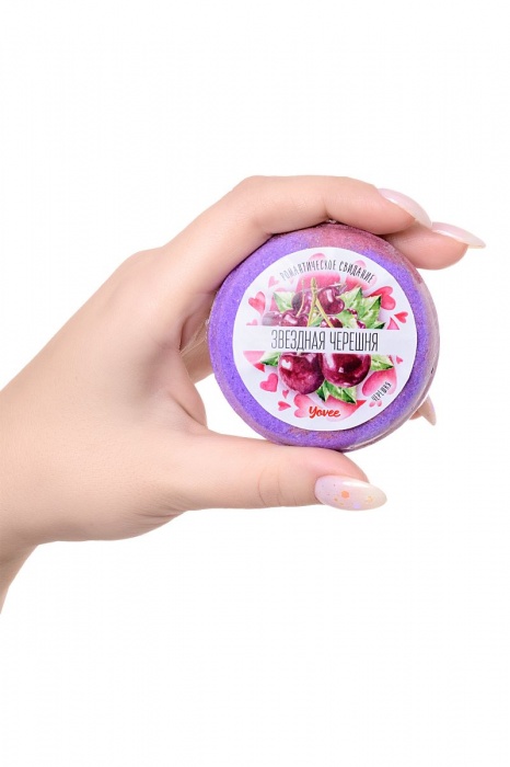 Бомбочка для ванны  Звездная черешня  с ароматом черешни - 70 гр. -  - Магазин феромонов в Ростове-на-Дону