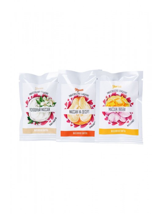 Набор из 3 плиток для массажа  Романтическое свидание - ToyFa - купить с доставкой в Ростове-на-Дону