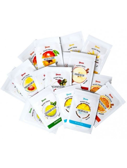 Набор из 16 пробников масел для массажа - ToyFa - купить с доставкой в Ростове-на-Дону