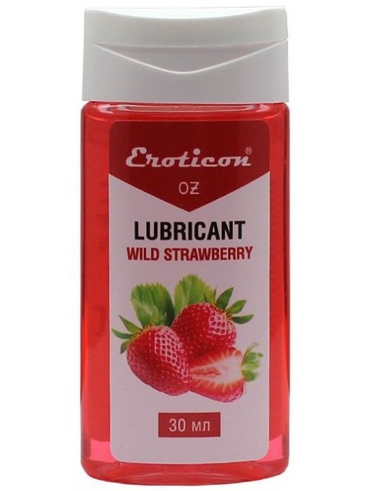 Интимная смазка Fruit Strawberry с ароматом земляники - 30 мл. - Eroticon - купить с доставкой в Ростове-на-Дону