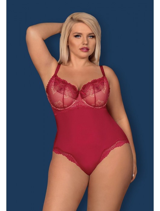 Оригинальное боди Rosalyne с кружевом - Obsessive купить с доставкой