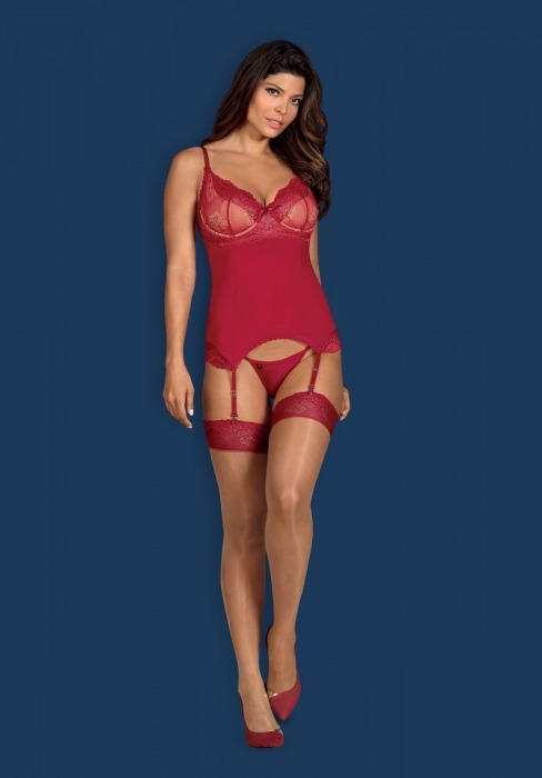 Оригинальный кружевной корсаж Rosalyne - Obsessive купить с доставкой