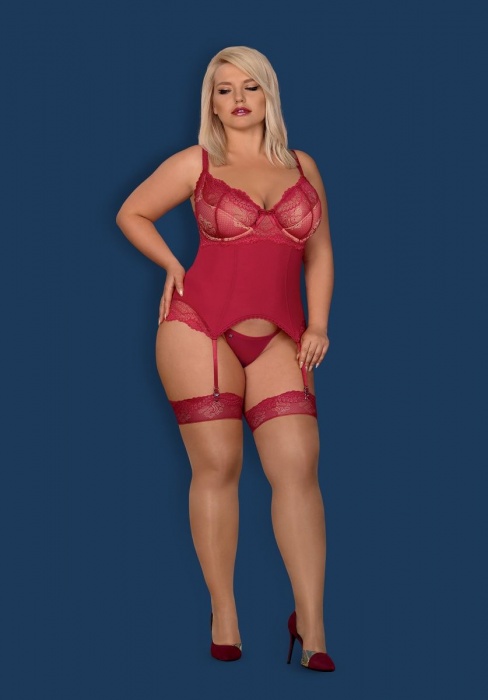 Оригинальный женский кружевной корсаж Rosalyne - Obsessive купить с доставкой