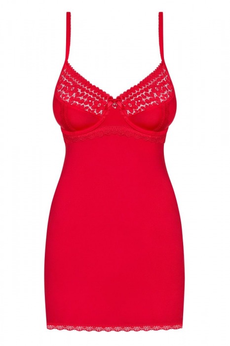 Соблазнительная коротенькая сорочка Jolierose - Obsessive купить с доставкой