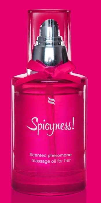 Массажное масло с феромонами Spicy - 100 мл. - Obsessive - купить с доставкой в Ростове-на-Дону