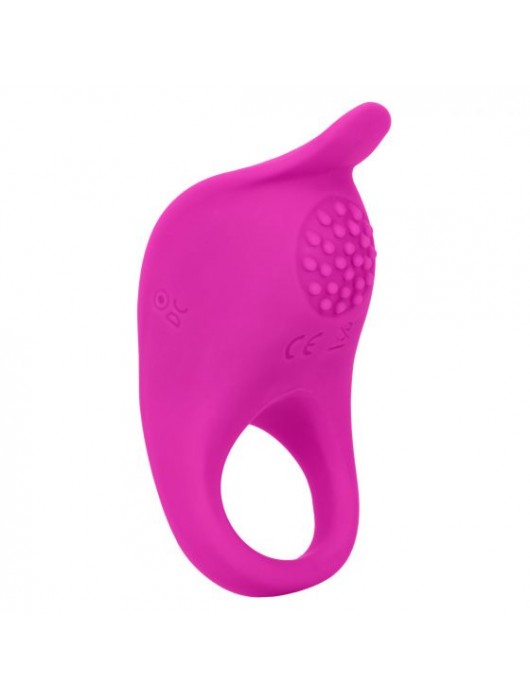 Ярко-розовое эрекционное виброкольцо Silicone Rechargeable Teasing Enhancer - California Exotic Novelties - в Ростове-на-Дону купить с доставкой