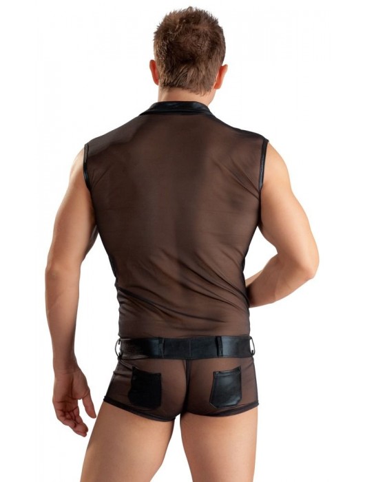 Сексуальный полупрозрачный комбинезон с кармашками - Orion купить с доставкой