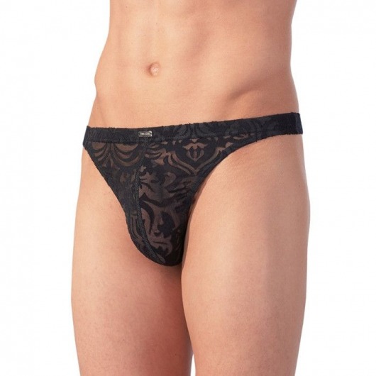 Полупрозрачные трусы-стринги с рисунком - Orion купить с доставкой