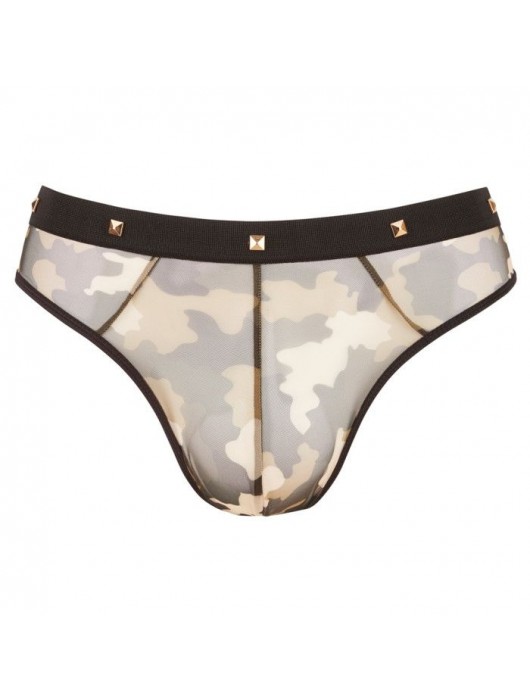 Трусы-стринги камуфляжной расцветки с квадропуклями на поясе - Orion купить с доставкой