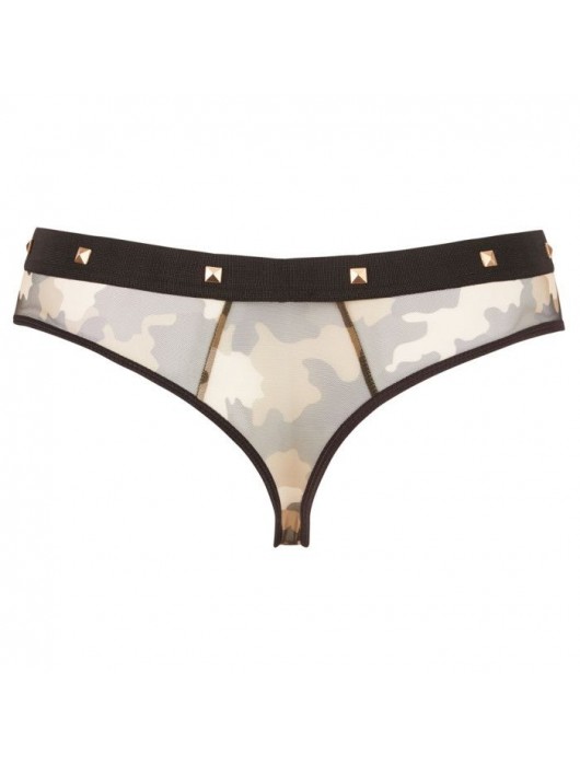 Трусы-стринги камуфляжной расцветки с квадропуклями на поясе - Orion купить с доставкой