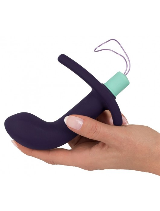 Темно-фиолетовый вибростимулятор простаты с пультом ДУ Remote Controlled Prostate Plug - Orion - в Ростове-на-Дону купить с доставкой