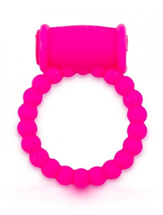 Розовое малоэластичное эрекционное кольцо с вибрацией - Brazzers - в Ростове-на-Дону купить с доставкой