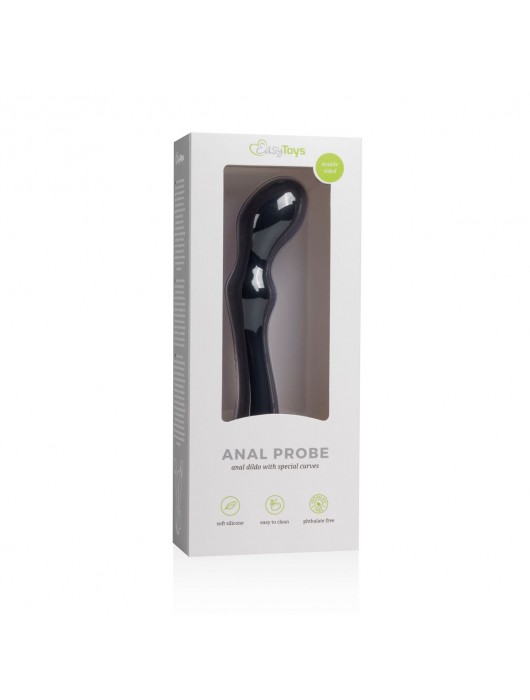 Черный стимулятор простаты Anal Probe №3 - 18 см. - ONE DC B.V. - в Ростове-на-Дону купить с доставкой