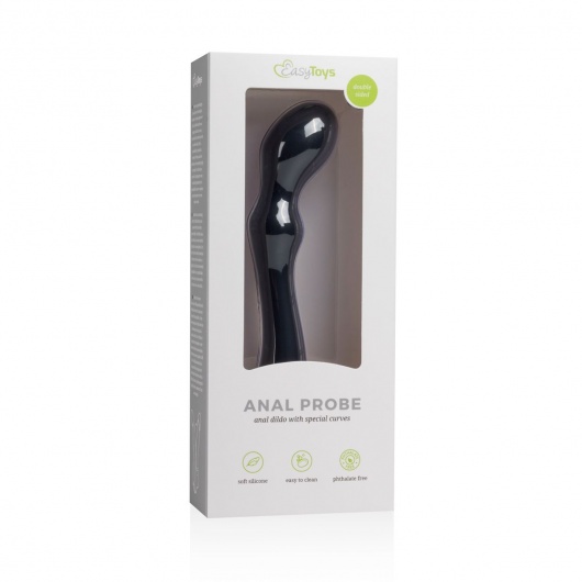 Черный стимулятор простаты Anal Probe №2 - 21 см. - ONE DC B.V. - в Ростове-на-Дону купить с доставкой