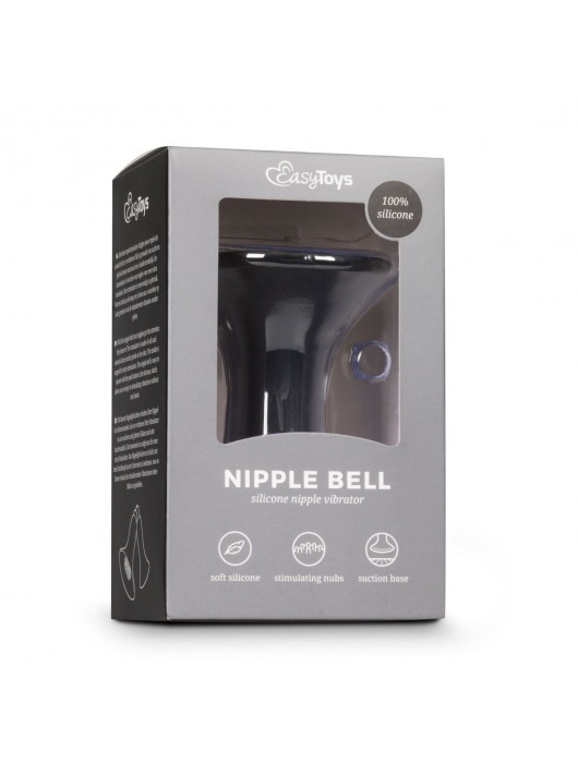 Черный вибростимулятор для сосков Easytoys Nipple Bell - ONE DC B.V.