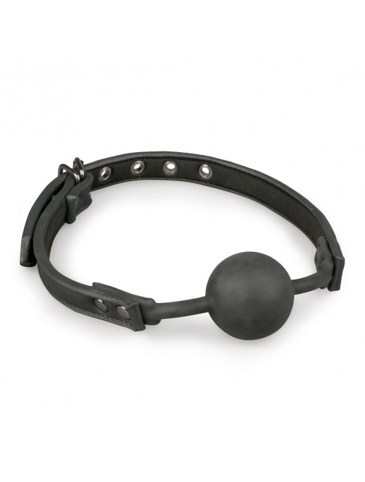 Черный кляп-шар Easytoys Ball Gag With Silicone Ball - ONE DC B.V. - купить с доставкой в Ростове-на-Дону