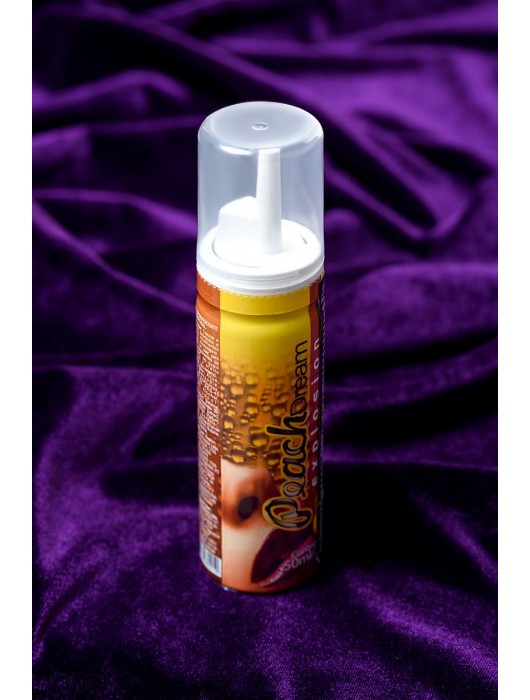 Шипучая пена для массажа ANGHEL EXPLOSION PHEROS Peach с ароматом персика - 50 мл. - INTT - купить с доставкой в Ростове-на-Дону