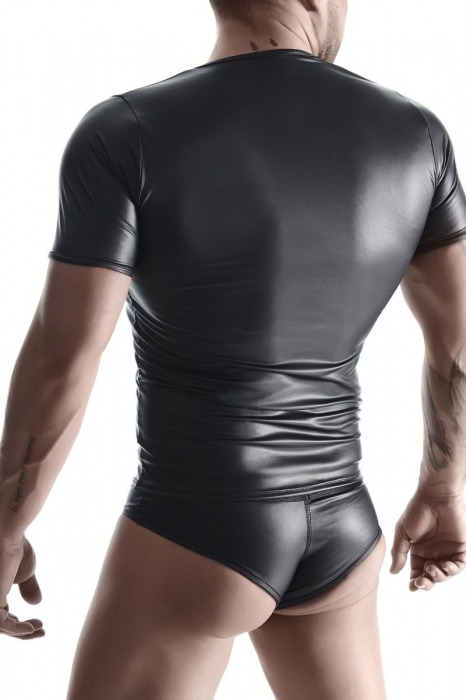 Мужская футболка с эффектом wetlook - Demoniq купить с доставкой