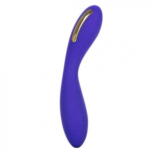 Фиолетовый вибратор с электростимуляцией Intimate E-Stimulator Wand - 21,5 см. - California Exotic Novelties - купить с доставкой в Ростове-на-Дону