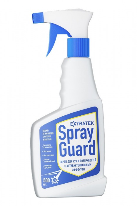 Спрей для рук и поверхностей с антибактериальным эффектом EXTRATEK Spray Guard - 500 мл. - Spray Guard - купить с доставкой в Ростове-на-Дону
