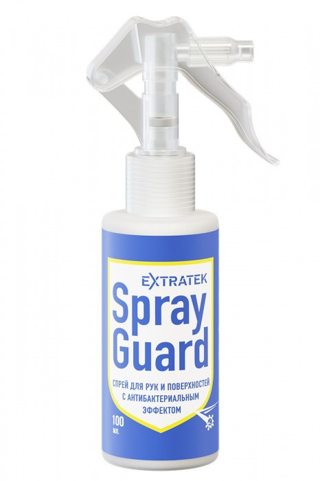 Спрей для рук и поверхностей с антибактериальным эффектом EXTRATEK Spray Guard - 100 мл. - Spray Guard - купить с доставкой в Ростове-на-Дону