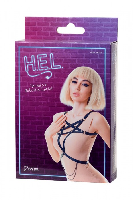 Черная портупея H.E.L. Dovie - ToyFa купить с доставкой