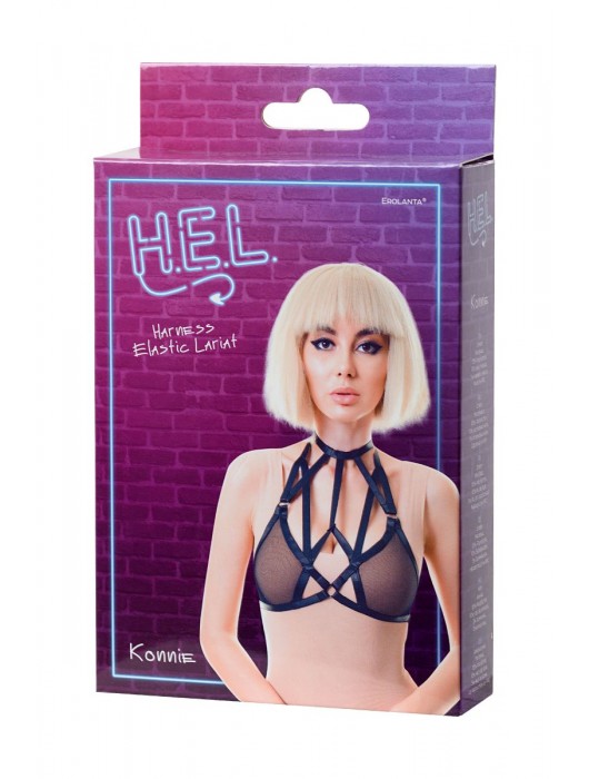 Черная портупея H.E.L. Konnie - ToyFa купить с доставкой