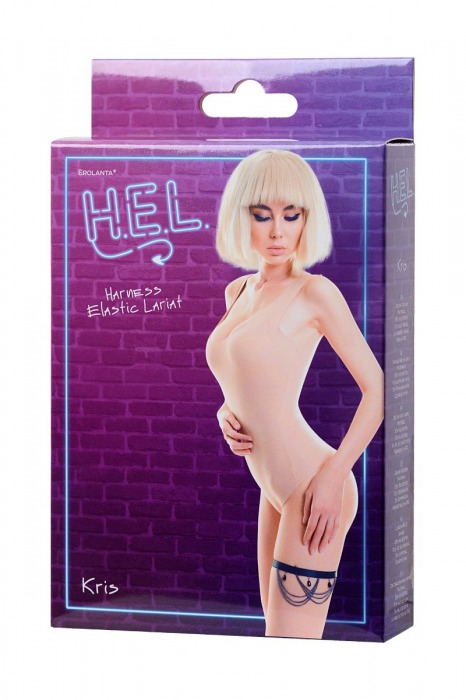 Черное украшение на ногу H.E.L. Kris - ToyFa купить с доставкой