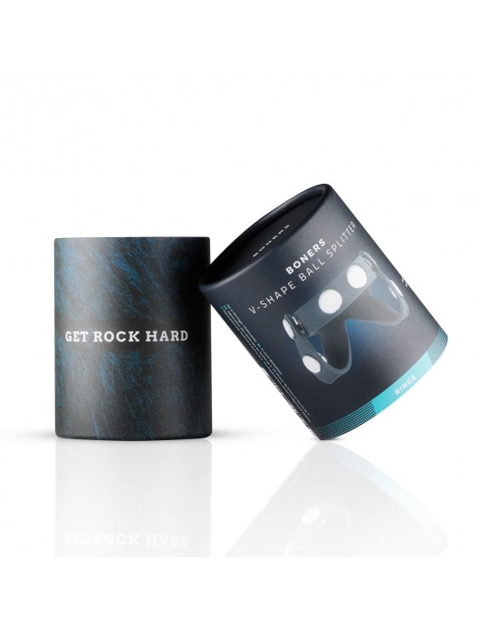 Эрекционное кольцо с разделителем мошонки V-образной формы - ONE DC B.V. - в Ростове-на-Дону купить с доставкой