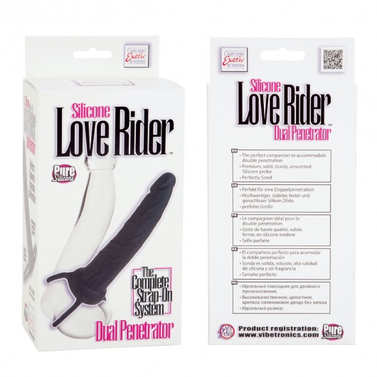 Насадка на пенис Silicone Love Rider Dual Penetrator для двойного проникновения - 14 см. - California Exotic Novelties - в Ростове-на-Дону купить с доставкой