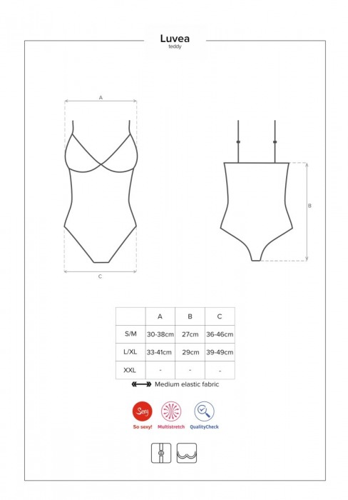 Кружевное боди Luvae - Obsessive купить с доставкой