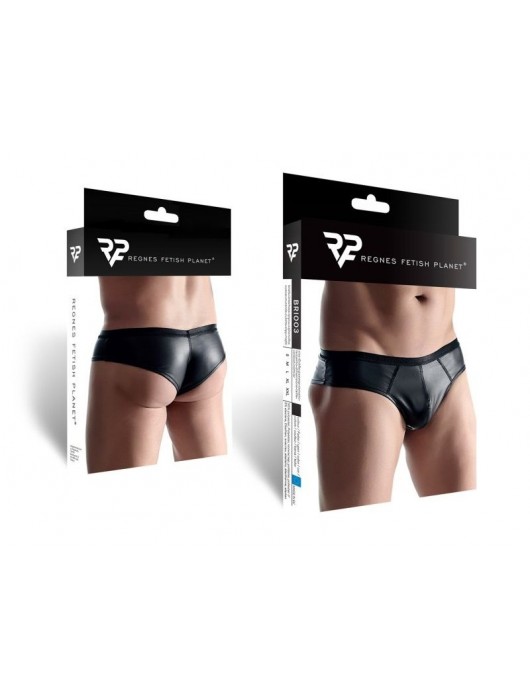 Мужские трусы-брифы из wetlook-материала - Demoniq купить с доставкой