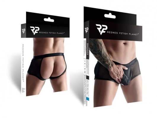 Мужские трусы-шорты со вставками из сетки и карманом - Demoniq купить с доставкой