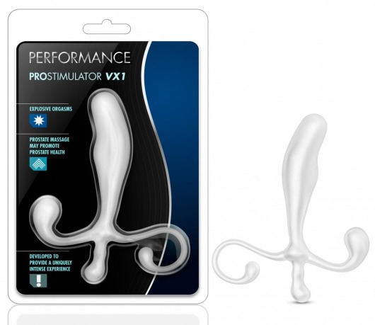 Белый стимулятор простаты Prostimulator VX1 - 12,7 см. - Blush Novelties - в Ростове-на-Дону купить с доставкой