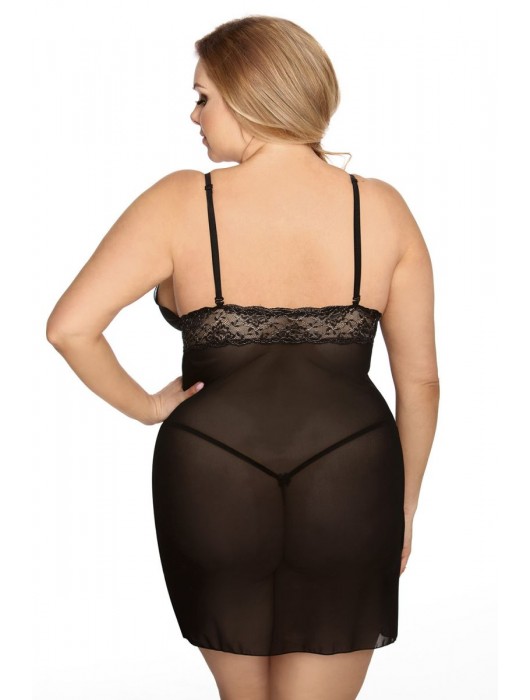 Полупрозрачная сорочка Valencia с разрезом - Anais купить с доставкой